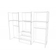 Full Wardrobe with Lots of Hanging space and extra top cupboards